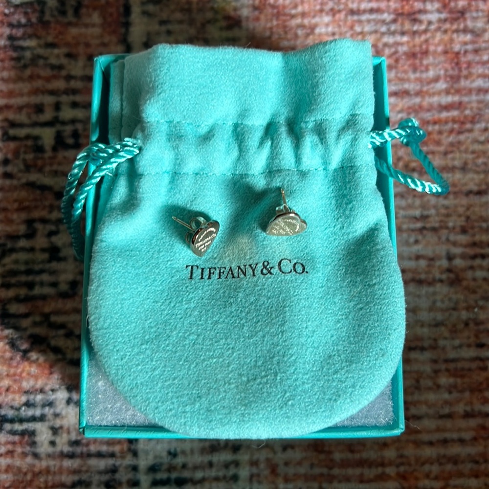 Tiffany & Co. Heart Stud Earrings